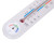 得力(deli)9013经典挂壁式温度计 个性化提示温湿度计