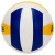 安格耐特F1251_5号PVC贴皮排球(黄色+白色+蓝色)(个)