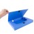 得力（deli）5622ES_35mm档案盒 A4档案盒塑料文件盒资料盒(蓝)(个)