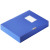 得力(deli) 5683 55mmA4塑料档案盒 加厚资料文件盒 财务凭证收纳盒