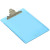 得力(deli) 9252 A4透明书写板夹 写生便携文件夹 蓝