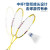 安格耐特F2103铝分体羽毛球拍(2支/付)(带3球)(蓝+黄)(付)