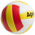 安格耐特F1253_5号PVC机缝排球(白+黄+红)(个)