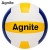 安格耐特F1251_5号PVC贴皮排球(黄色+白色+蓝色)(个)