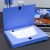 得力（deli）5622ES_35mm档案盒 A4档案盒塑料文件盒资料盒(蓝)(个)