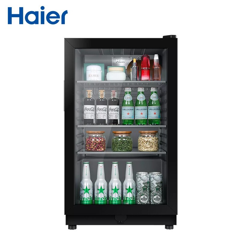 海尔（Haier）LC-98H 98升冰吧家用办公室客厅冰箱水果茶叶红酒饮料保鲜柜冷藏柜小型