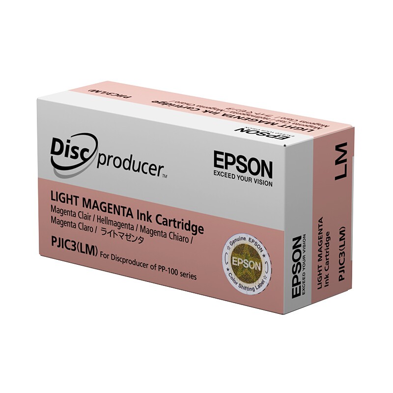 爱普生（EPSON）C13S020449  PJIC3 淡洋红色墨盒(适用PP-100III/100N/50II系列光盘印刷刻录机)