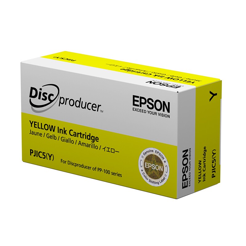 爱普生（EPSON）C13S020451  PJIC5 黄色墨盒(适用PP-100III/100N/50II系列光盘印刷刻录机)