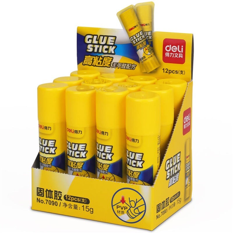 得力(deli)15g高粘度PVP固体胶水/胶棒
