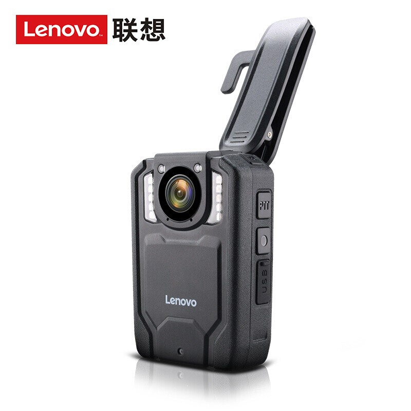 联想(Lenovo)DSJ-2H执法记录仪 摄像机 高清 内置128G 防爆专业便携4800万像素黑色