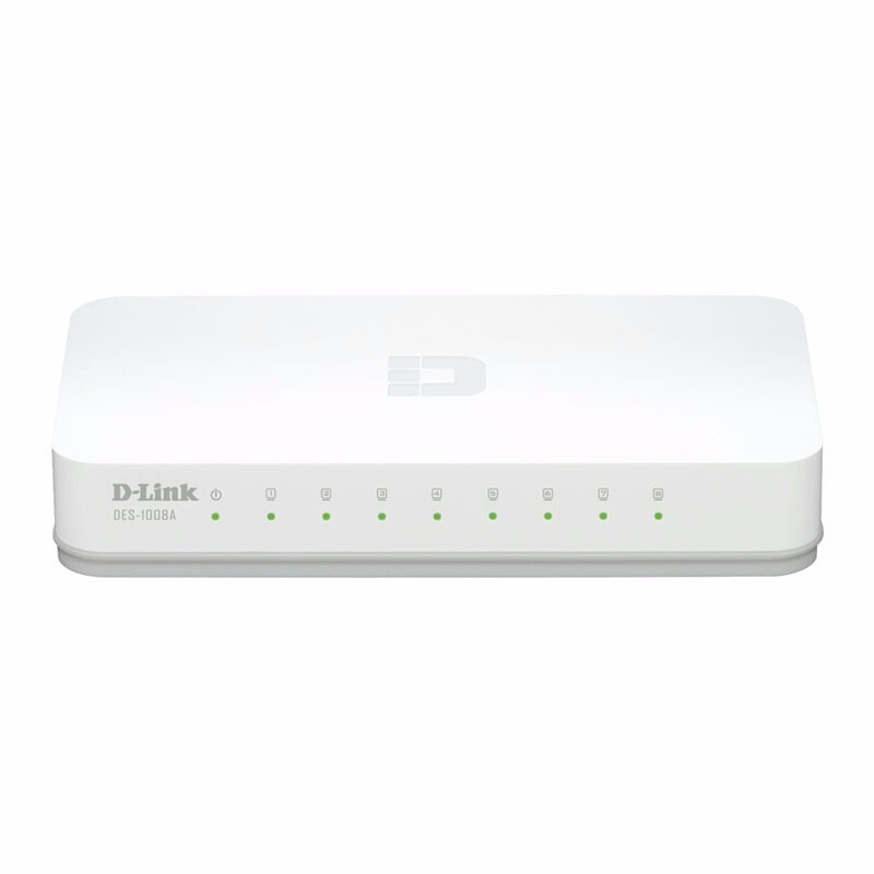 友讯(D-Link) DES-1008A 8口百兆以太网交换机