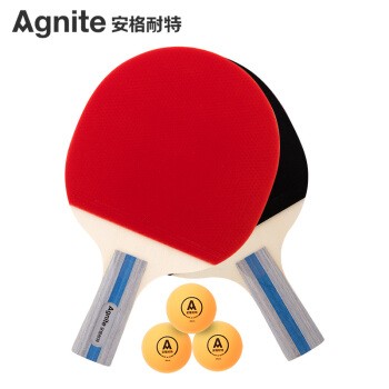 安格耐特F2360乒乓球拍(正红反黑)(2个/副)