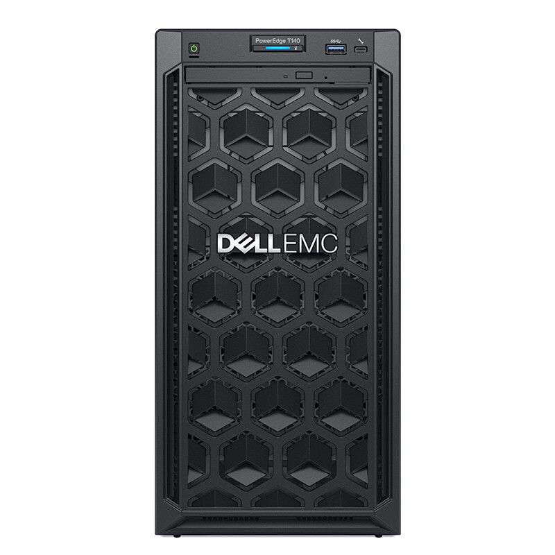 戴尔（DELL）PowerEdge T140 塔式服务器商务台式机电脑主机 至强E-2246G 3.6G 六核 16G内存/2*1TB硬盘/三年联保
