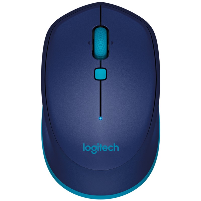 罗技（Logitech）M337 鼠标 无线蓝牙鼠标 办公鼠标 对称鼠标 蓝色