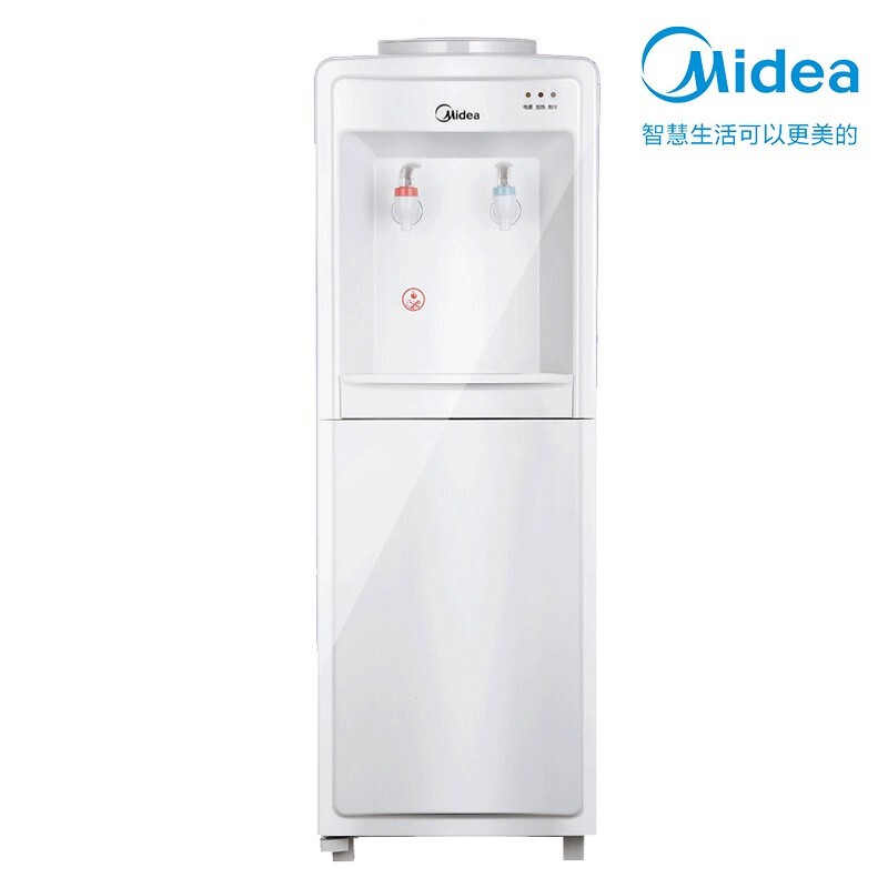 美的（Midea）饮水机 立式家用办公温热型多重防干烧大储物柜饮水器MYD718S-X