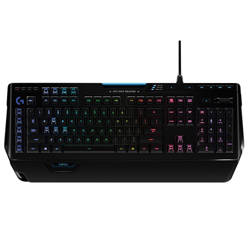 罗技（Logitech）G910 RGB全尺寸机械游戏键盘 RGB机械键盘 吃鸡键盘 绝地求生 黑色
