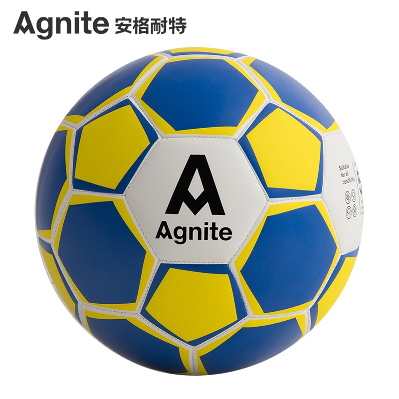 安格耐特（Agnite）成人5号足球 标准训练机缝足球 F1209