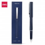 得力（deli）S160F 钢笔(藏青) 时尚钢笔/墨水笔/签字笔 0.38mm/0.5mm 办公学生文具